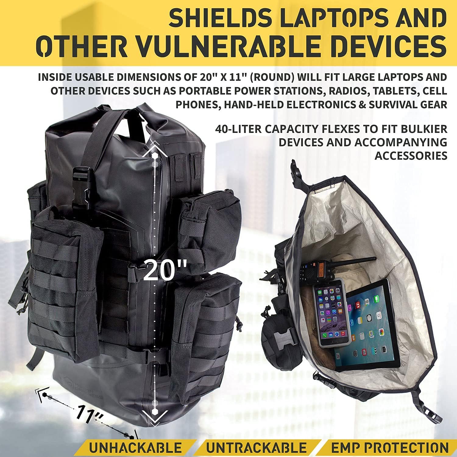 Waterproof Faraday Bags for Travel and Outdoor Use: When Signal Blocking Meets the Elements